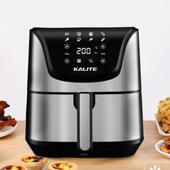 Nồi Chiên Không Dầu Kalite Q6 5.5L - Công Nghệ Rapid Air, 8 Chức Năng, Thiết Kế Hiện Đại, Dễ Sử Dụng cho Gia Đình 4-6 Người