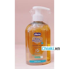 Nước Rửa Tay Chicco 0M+ Chiết Xuất Trà Xanh Cho Bé - An Toàn, Lành Tính, Dưỡng Ẩm Da Mềm Mại, 250ml