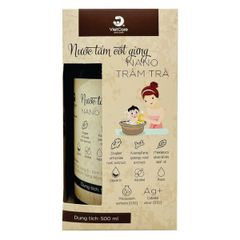 Nước Tắm Cốt Gừng Nano Tràm Trà Vietcare 500ml - Tắm Cho Bé, Giữ Ấm, Hỗ Trợ Lưu Thông Khí Huyết, An Toàn Từ Thảo Mộc