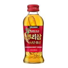Nước Uống Nhân Sâm Nguyên Củ Welson - Tăng Cường Sức Khỏe và Miễn Dịch, Hộp 10 Chai 120ml, Giải Pháp Từ Thiên Nhiên