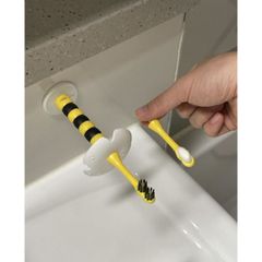 Set Bàn Chải Đánh Răng Honeybee Ukiwi Cho Bé 0-6 Tuổi - Thiết Kế Hình Ong Ngộ Nghĩnh, Đầu Bàn Chải Siêu Mềm Mịn, Bảo Vệ Nướu