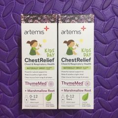 Siro Ho Ngày Artemis Kids ChestRelief 100ml - Hỗ Trợ Giảm Ho Cho Trẻ Dưới 12 Tuổi, Tăng Cường Miễn Dịch, Chiết Xuất Thực Vật An Toàn