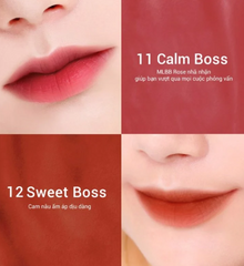 Son Kem Lì Bbia Last Velvet Lip Tint - Sắc Đỏ Tươi Tắn, Chất Kem Mịn Mượt, Giữ Độ Bám Lâu, Dành Cho Môi Khỏe Mạnh, Phong Cách Thời Thượng