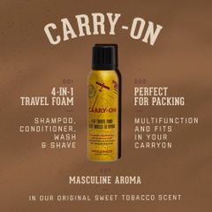 Sữa Tắm Gội Xả Cạo Râu 18.21 Man Made Carry-On 4in1 - Foaming Body Wash, Shampoo, Face Cleanser & Shaving Gel Travel Size