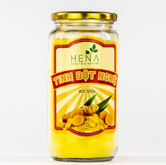 Tinh Bột Nghệ Nguyên Chất Hena 500g - Hỗ Trợ Làm Đẹp, Cải Thiện Sức Khỏe, Giảm Cân, Chống Oxy Hóa - Thực Phẩm Chức Năng Cao Cấp