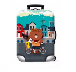 Túi bọc vali co giãn 4 chiều hình gấu Bunny ngộ nghĩnh