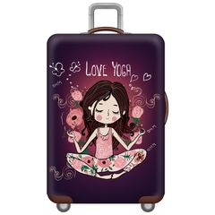 Túi Bọc Vali Hoạ Tiết 2 Mặt Vải Thun Co Giãn - Chống Bụi và Dính Nước, Phụ Kiện Du Lịch Thời Trang