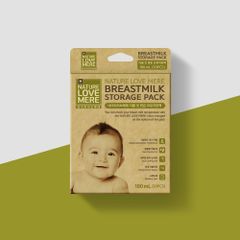 Túi Trữ Sữa Cảm Biến Nhiệt Nature Love Mere 180ml - Hộp 50 Túi An Toàn Không BPA, Tiện Lợi Cho Mẹ Bỉm Sữa