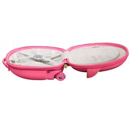 Vali Kéo BB Bag BB711F Hình Chim Cánh Cụt Hồng Dễ Thương - Lưu Trữ Đồ An Toàn Cho Bé Từ 3 Tuổi, Chống Xước, Chống Thấm Nước