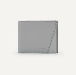 Ví da nam Pedro Leather Bi-Fold Flip Wallet - Light Grey