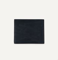 Ví nam Pedro Leather Bi-Fold Flip Wallet - Black