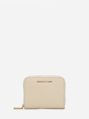 Ví nữ Charles & Keith Basic Square Wallet CK6-10770255 Ivory