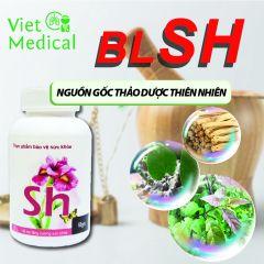 Viên uống BLSH Việt Medical - Hỗ trợ tăng cường sức khỏe, cải thiện hệ miễn dịch, giảm mệt mỏi, hộp 60 viên bổ dưỡng thiên nhiên.