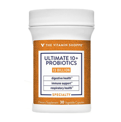 Viên Uống Bổ Sung Lợi Khuẩn The Vitamin Shoppe Ultimate 10+ Probiotics 13 Billion - Hỗ Trợ Tiêu Hóa Và Tăng Cường Miễn Dịch 30 Viên