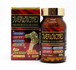 Viên uống Ribeto Premium Glucosamine hỗ trợ xương khớp - Ngăn ngừa thoái hóa, cải thiện sức khỏe xương khớp, 300 viên Nhật Bản