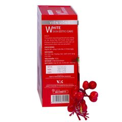 Viên Uống Hỗ Trợ Trắng Da White Skin Estro Care - Bổ Sung Collagen, Vitamin E, Giúp Da Trẻ Hóa, Mịn Màng, 30 Viên