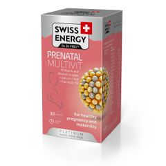 Vitamin Swiss Energy Prenatal Multivit - Viên Uống Dinh Dưỡng Cho Phụ Nữ Mang Thai và Cho Con Bú - Hỗ Trợ 19 Loại Vitamin và Khoáng Chất