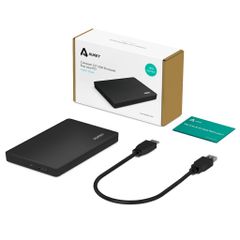 Vỏ ổ cứng di động AUKEY DS-B4 1TB 2.5 inch USB 3.0 5G - Lưu trữ nhanh chóng cho PC và Laptop, Thiết kế tiện dụng chống trượt