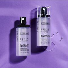 Xịt Khóa Nền Catrice Long Lasting Prime & Fine - Dưỡng Ẩm, Giữ Lớp Trang Điểm Bền Màu, Phun Sương Nhẹ Nhàng Cho Da Khỏe Mạnh