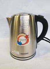 Ấm Siêu Tốc Hasuka HSK-177 - Bình Đun Nước Inox 304 1.7L, Đế Xoay 360º, Ngắt Tự Động, Tiết Kiệm Điện, Dễ Dàng Sử Dụng Cho Gia Đình