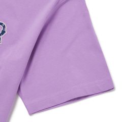 Áo Phông MLB Classic Monogram Boston Red Sox - Áo Thun Màu Tím Cổ Tròn Tay Ngắn Chất Cotton Cao Cấp Unisex