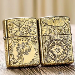 Bật Lửa Zippo 12 Con Giáp Năm Tí - Họa Tiết Chuột Đồng Thau Nguyên Khối, Quà Tặng Độc Đáo Cho Người Yêu Thích Văn Hóa Phương Đông