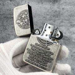 Bật Lửa Zippo 1941 Replica - Kỷ Niệm 5 Năm Lịch Sử, Vỏ Đồng Thau Bạc Cổ, Quà Tặng Độc Đáo Cho Người Sưu Tập