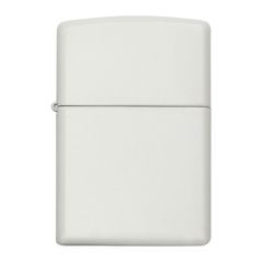 Bật Lửa Zippo 214 White Matte - Bật Lửa Chống Gió Sang Trọng Với Thiết Kế Tinh Tế - Quà Tặng Hảo Hạng Cho Người Yêu Thích Zippo