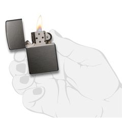 Bật lửa Zippo 28378 Regular Gray Dusk - Bật lửa chống gió thiết kế sang trọng, tiện lợi cho người yêu thích Zippo.
