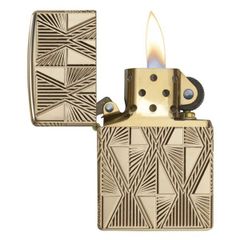 Bật Lửa Zippo 29671 Mạ Vàng Thiết Kế Kim Cương Sang Trọng - Quà Tặng Độc Đáo Cho Fan Hâm Mộ Zippo