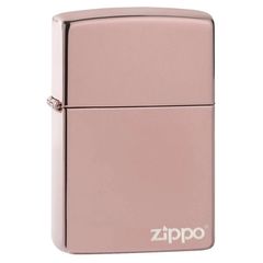 Bật Lửa Zippo 49190ZL Vàng Hồng Cao Cấp - Thiết Kế Sang Trọng với Logo Zippo, Bền Bỉ và Độc Đáo cho Người Sử Dụng Yêu Thích