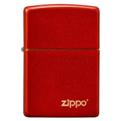 Bật lửa Zippo 49475ZL Classic Metallic Red Zippo Logo màu đỏ
