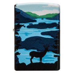 Bật Lửa Zippo 49483 Hươu Cảnh Quan Thiên Nhiên - Thiết Kế Chìm Đắm, Bền Bỉ, Quà Tặng Độc Đáo Cho Người Yêu Thích Thiên Nhiên