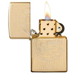 Bật Lửa Zippo 49610 Fisherman Design - Bật Lửa Chất Lượng Cao Họa Tiết Cảnh Đánh Cá Đồng Thau Sang Trọng