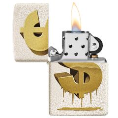 Bật Lửa Zippo 49681 Drippy Dollar Design - Bật Lửa Cao Cấp Hình Tiền Tan Chảy Sang Trọng, Quà Tặng Độc Đáo cho Fan Hâm Mộ
