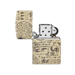 Bật Lửa Zippo 49803 Alchemy Design - Bật Lửa Chống Gió Đồng Thau Nguyên Khối, Thiết Kế Giả Kim Thuật Sang Trọng, Quà Tặng Độc Đáo