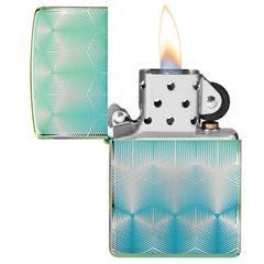 Bật lửa Zippo 49813 - Thiết kế hoa văn độc đáo, chống gió, có thể nạp lại, quà tặng hoàn hảo cho tín đồ sưu tầm.