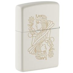 Bật Lửa Zippo 49847 Thiết Kế Vua Nữ Hoàng - Sang Trọng Từ Đồng Thau - Quà Tặng Đặc Biệt Cho Fan Zippo