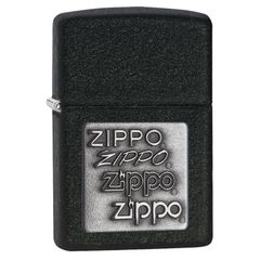 Bật lửa Zippo Black Crackle Silver 363
