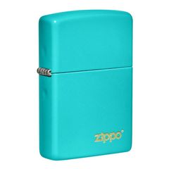 Bật Lửa Zippo Classic Flat Ngọc Lam 49454ZL - Vỏ Đồng Thau Bền Đẹp, Thiết Kế Dáng Chữ Nhật Thanh Lịch, Quà Tặng Độc Đáo