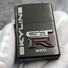 Bật lửa Zippo Emblem BK GT-R ZA-5-206B - Bật lửa chống gió cao cấp với thiết kế sang trọng và logo GT-R, thích hợp cho tín đồ đam mê xe hơi.