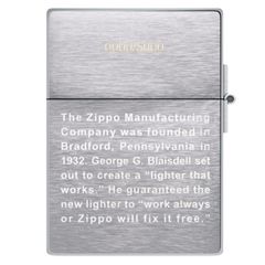 Bật Lửa Zippo Founder’s Day 2022 Limited 48167 - Bằng Đồng Thau Nguyên Khối, Khắc MultiCut 360 Độ, Quà Tặng Người Sưu Tầm