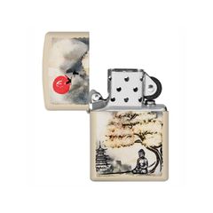 Bật Lửa Zippo Pagoda Bonsai Phật 29846 - Thiết Kế Sang Trọng, Vỏ Đồng Thau Chất Lượng Cao, Quà Tặng Y Nghĩa