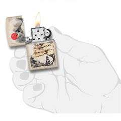 Bật Lửa Zippo Pagoda Bonsai Phật 29846 - Thiết Kế Sang Trọng, Vỏ Đồng Thau Chất Lượng Cao, Quà Tặng Y Nghĩa
