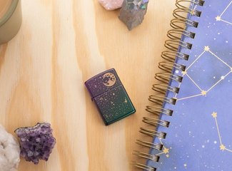 Bật lửa Zippo Starry Sky 49448 - Thiết kế bầu trời đêm độc đáo, chống gió, chất liệu đồng thau, quà tặng ấn tượng cho tín đồ Zippo