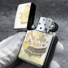 Bật Lửa Zippo Takarabune ZA-5-118 Chống Gió - Thiết Kế Thuyền Sang Trọng, Chất Liệu Đồng Thau Nguyên Khối, Quà Tặng Độc Đáo
