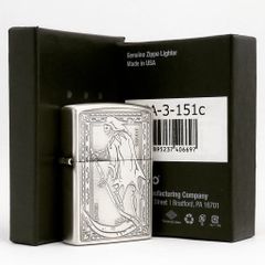 Bật Lửa Zippo Trump Card Joker ZA-3-151C - Vỏ Đồng Thau Sang Trọng, Họa Tiết Quân Bài Joker Khắc Laser, Quà Tặng Đặc Biệt