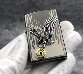 Bật Lửa Zippo ZA-1-79B Đại Bàng - Họa Tiết Nổi Đẳng Cấp, Chất Liệu Đồng Thau, Bảo Hành Trọn Đời, Quà Tặng Sang Trọng