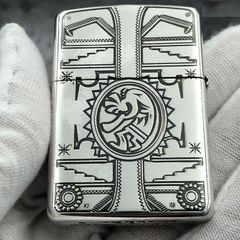 Bật Lửa Zippo ZA-5-8B K-indian Spirit - Đồng Thau Cao Cấp với Họa Tiết Tinh Xảo, Sang Trọng và Bền Bỉ, Quà Tặng Hoàn Hảo