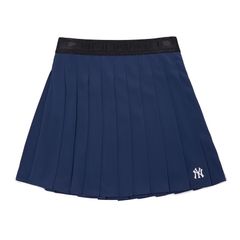 Chân váy xếp ly MLB New York Yankees 3FSKB0123-50NYL xanh navy
